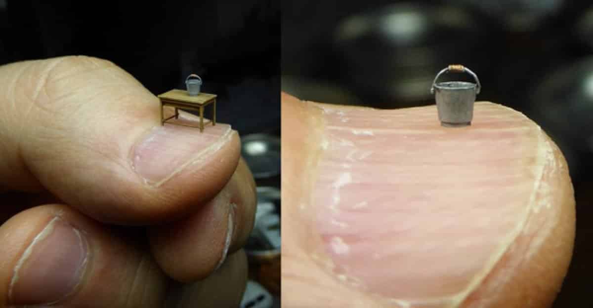 Japanese Diorama Artist Creates Stunningly Detailed Models Smaller Than