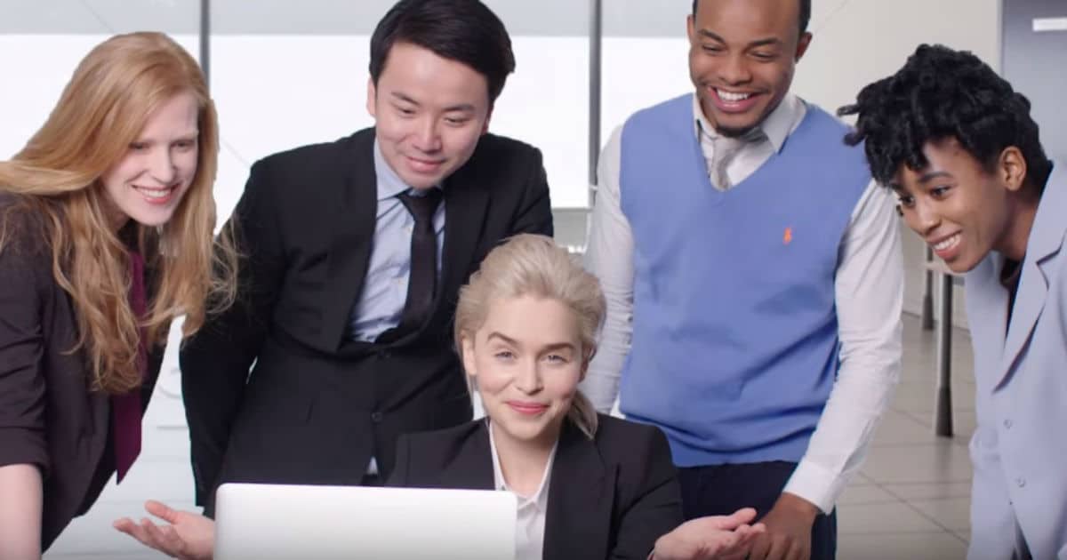 Emilia Clarke Recreates 5 Stock Photos And The Results Are Hilarious