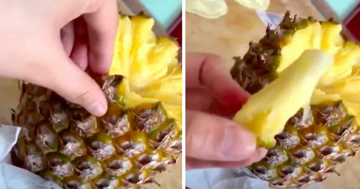 Man Shows The Easiest Way To Eat Pineapples Elite Readers