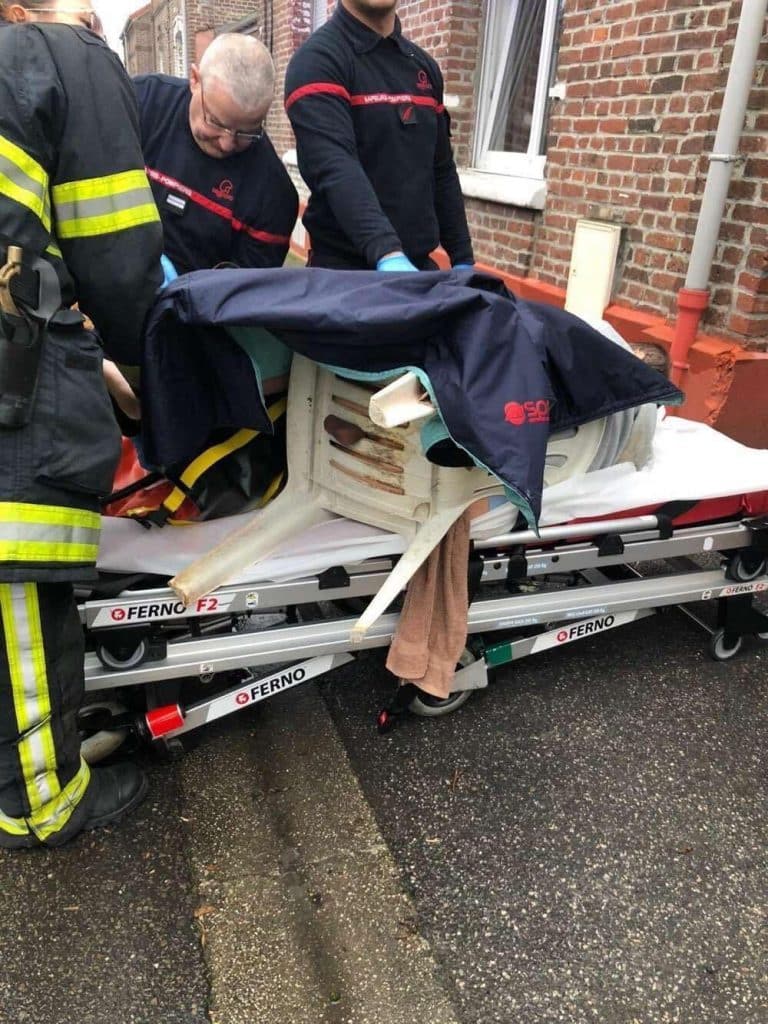 Man Gets Balls Stuck in Plastic Chair During Lockdown Elite Readers